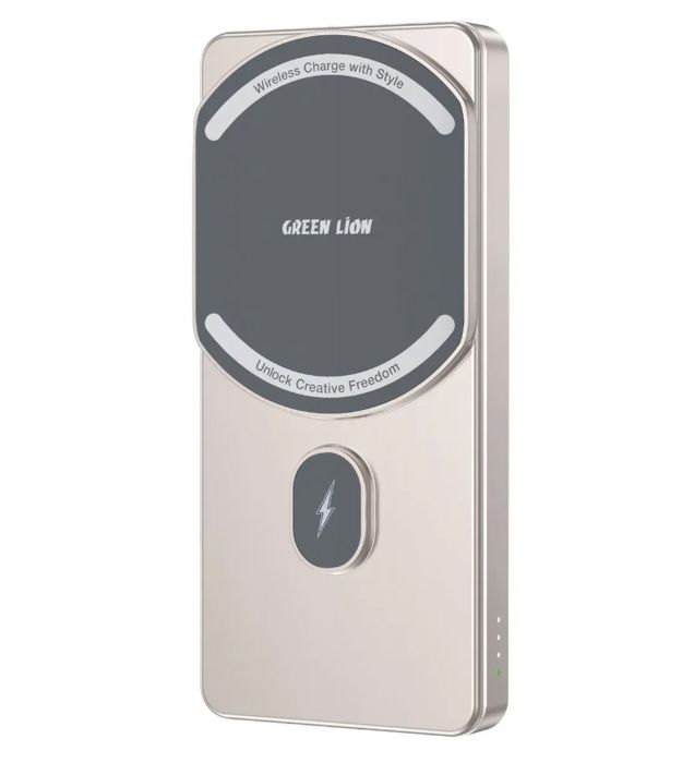 تصویر  پاوربانک 20W گرین لاین مدل MILTON GNMTN10KPB ظرفیت 10000 میلی آمپر ساعت