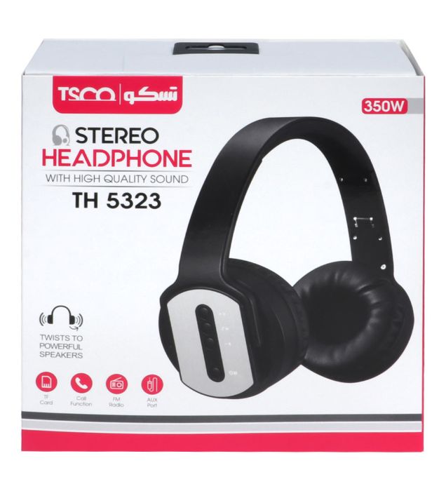 تصویر  هدفون بی سیم تسکو مدل TH 5323