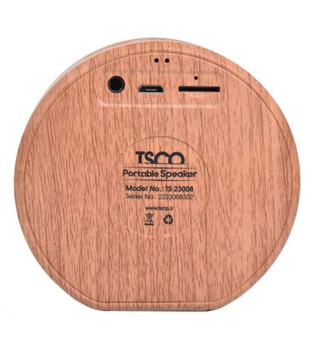 تصویر  اسپیکر بلوتوثی 3W تسکو مدل TS 23008