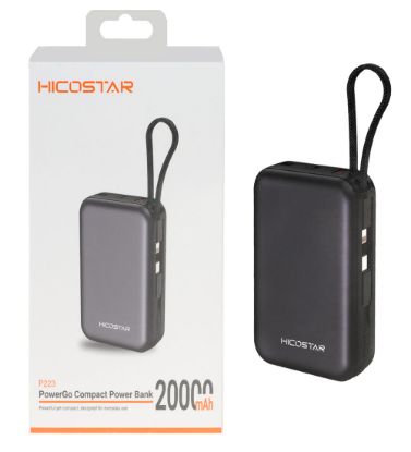 تصویر  پاوربانک 22.5W هیکو استار مدل P223 ظرفیت 20000 میلی آمپر ساعت