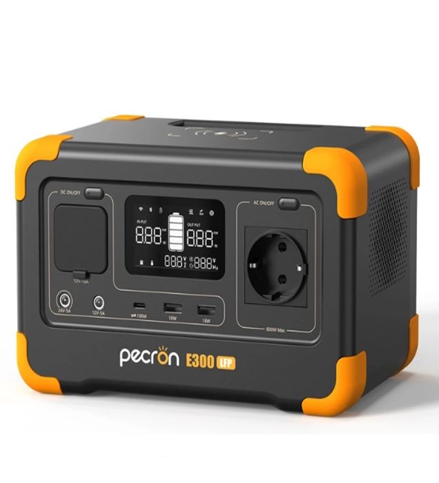 تصویر  پاور استیشن پکرون مدل E300 LFP 600W ظرفیت 15000 میلی آمپر ساعت