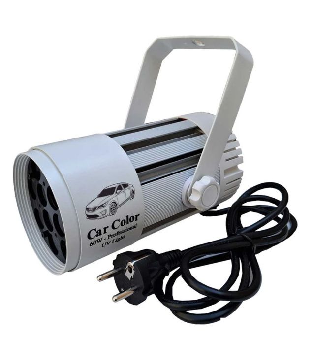 تصویر  چراغ قوه یووی کارشناسی و تشخیص رنگ خودرو مدل UV-60W
