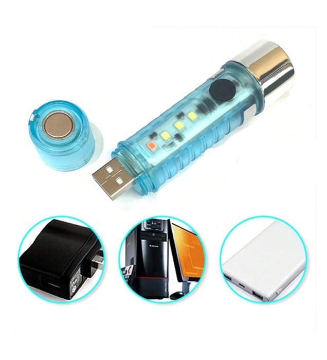 تصویر  چراغ قوه دستی مدل شارژی کد USB ZJ-023