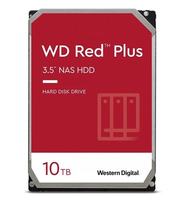 تصویر  هارد دیسک اینترنال وسترن دیجیتال مدل WD Red Plus WD101EFBX ظرفیت 10 ترابایت
