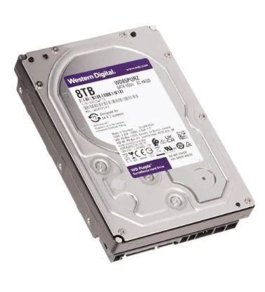تصویر  هارد دیسک اینترنال وسترن دیجیتال مدل WD Purple ظرفیت 8 ترابایت