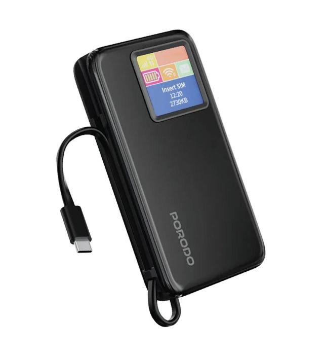 تصویر  مودم 4G-LTE و پاوربانک پرودو مدل Pocket Router