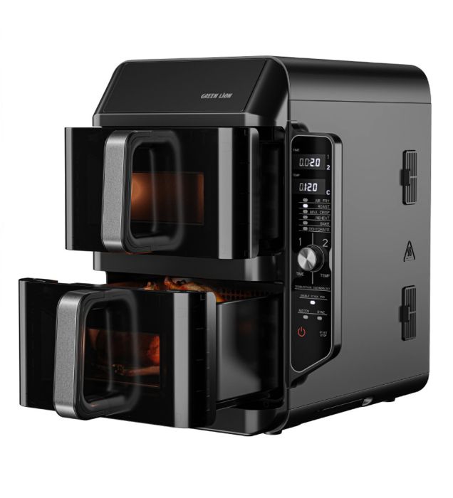 تصویر  سرخ کن دو طبقه گرین لاین مدل Double-Decker Pro