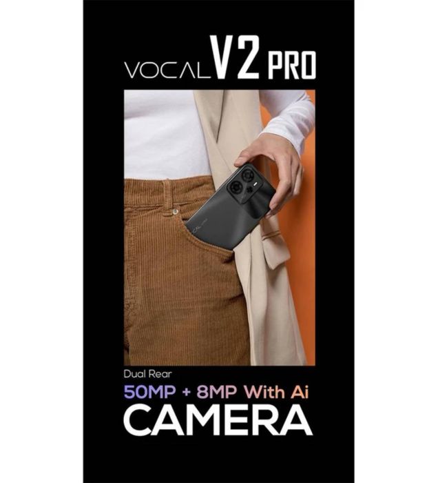 تصویر  گوشی موبایل وکال مدل V2 Pro 5G ظرفیت 128 گیگابایت رم 4 گیگابایت