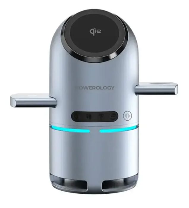 تصویر  شارژر بی سیم 15W پاورلوژی مدل Qi2 Speaker