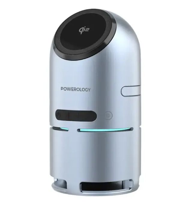 تصویر  شارژر بی سیم 15W پاورلوژی مدل Qi2 Speaker
