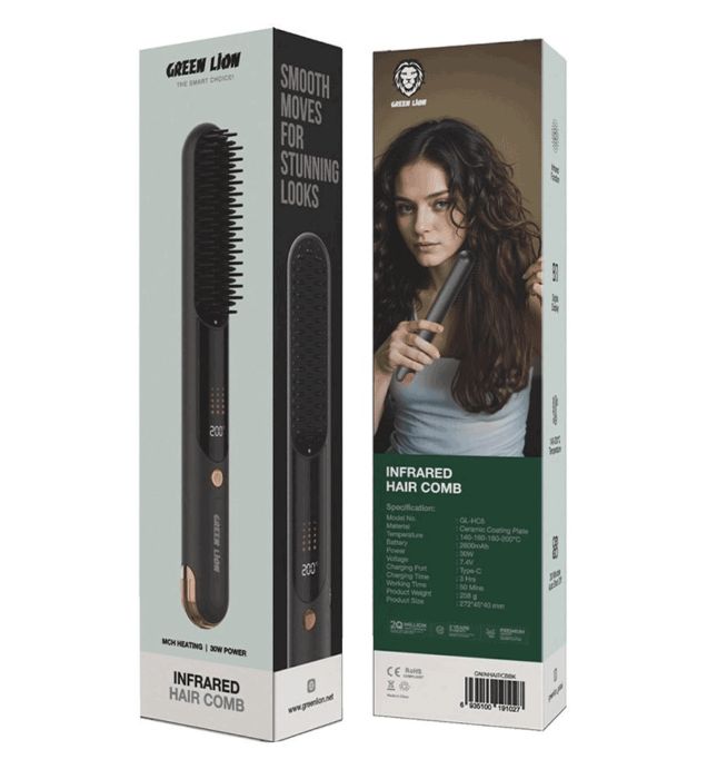 تصویر  برس حرارتی گرین لاین مدل Infrared Hair Comb