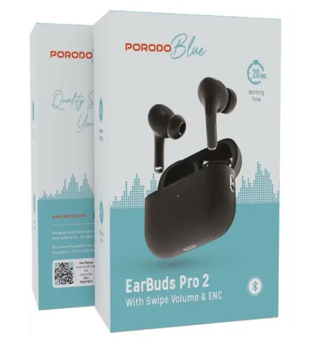 تصویر  هندزفری بلوتوثی پرودو مدل Blue Deep Bass Earbuds Pro 2