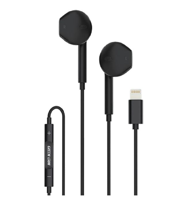 تصویر  هندزفری سیمی گرین لاین مدل Stereo Lightning