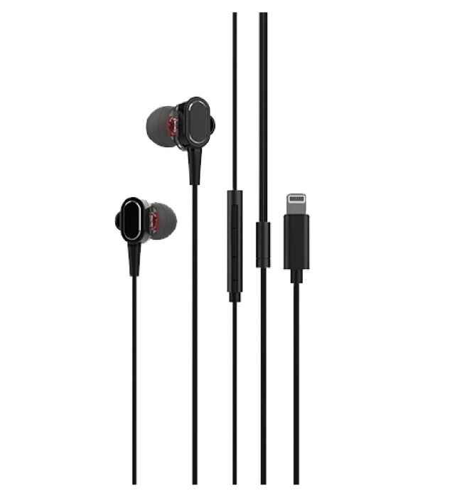 تصویر  هندزفری سیمی گرین لاین مدل Echo Stereo Lightning
