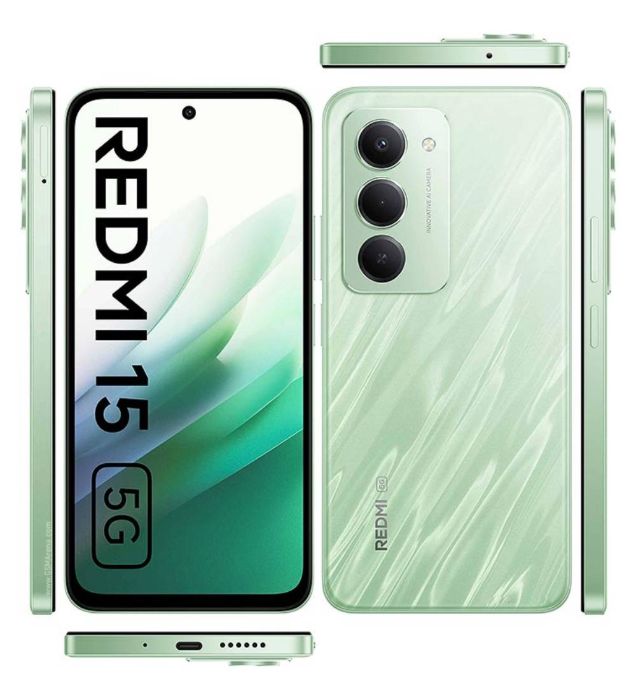تصویر  گوشی موبایل شیائومی Redmi 15 5G ظرفیت 256 گیگابایت رم 8 گیگابایت