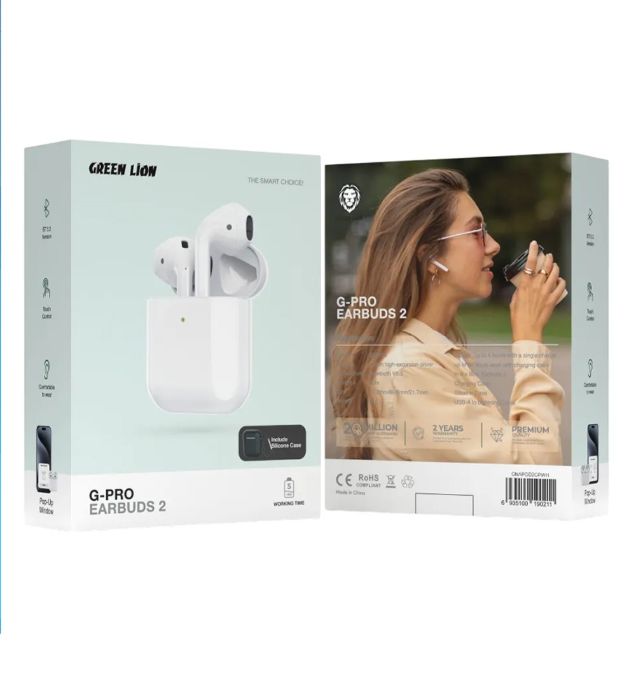 تصویر  هندزفری بلوتوثی گرین لاین مدل G-Pro Earbuds 2