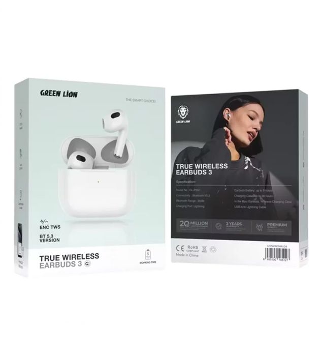 تصویر  هندزفری بلوتوثی گرین لاین مدل Earbuds 3 G1