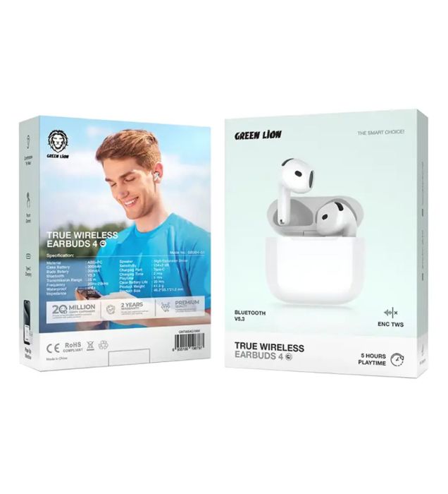 تصویر  هندزفری بلوتوثی گرین لاین مدل Earbuds 4 G1