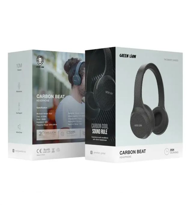 تصویر  هدفون بلوتوثی گرین لاین مدل Carbon Beat