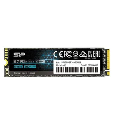 تصویر  هارد اینترنال اس اس دی سیلیکون پاور مدل M.2 A60 Int ظرفیت 128 گیگابایت