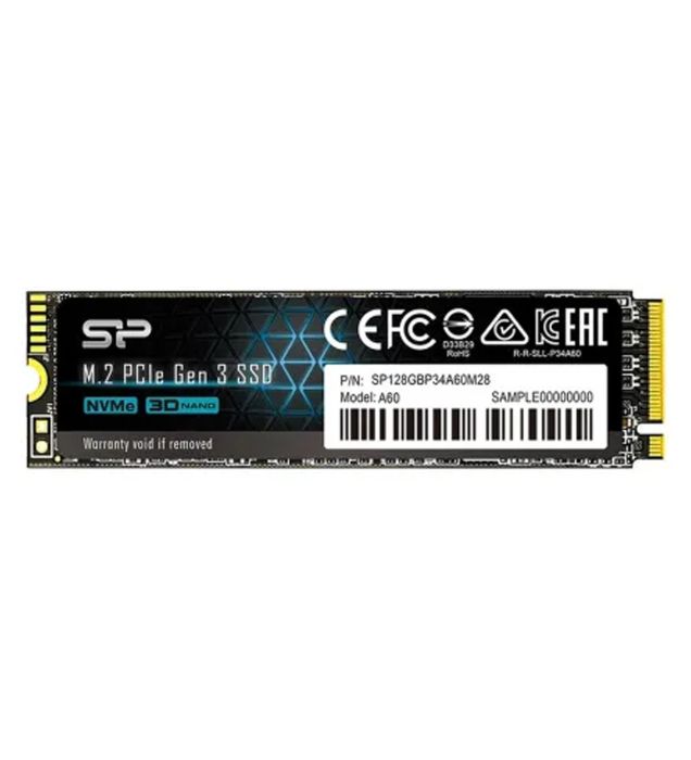 تصویر  هارد اینترنال اس اس دی سیلیکون پاور مدل M.2 A60 Int ظرفیت 128 گیگابایت