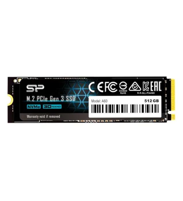 تصویر  هارد اینترنال اس اس دی سیلیکون پاور مدل M.2 A60 Int ظرفیت 512 گیگابایت