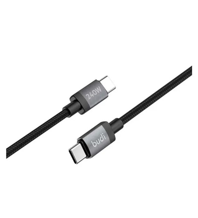 تصویر  کابل شارژ فست USB-C به USB-C بودی مدل DC265TT15B طول 1.5 متر