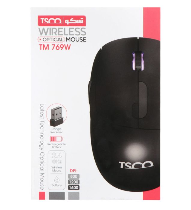 تصویر  ماوس بی سیم تسکو مدل TM 769W
