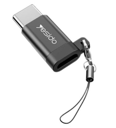تصویر  تبدیل USB-C به microUSB یسیدو مدل GS04