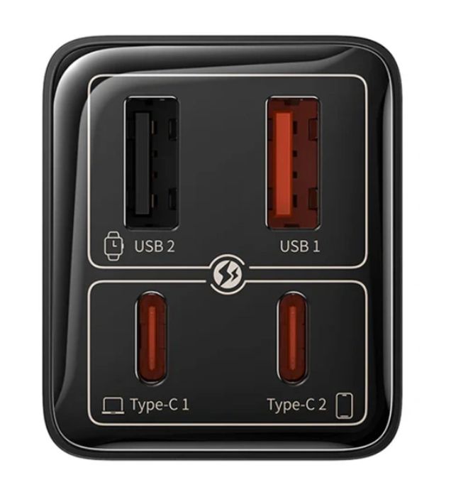 تصویر  شارژر دیواری 65W باسئوس مدل GaN6 Pro