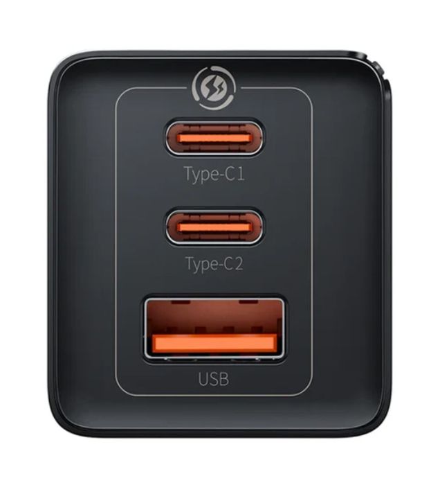 تصویر  شارژر دیواری 65W باسئوس مدل GaN5 Pro