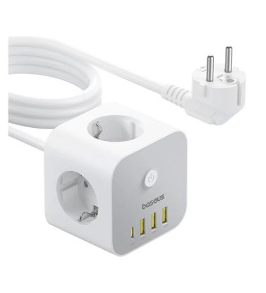 تصویر  شارژر رومیزی 20W باسئوس مدل PowerCombo Cube