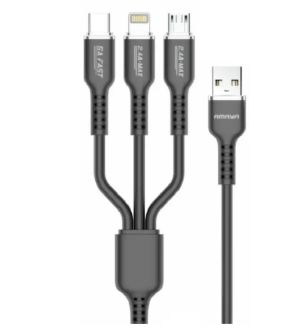تصویر  کابل شارژ 3 در 1 آمایا مدل ACD-X30C طول 1.2 متر