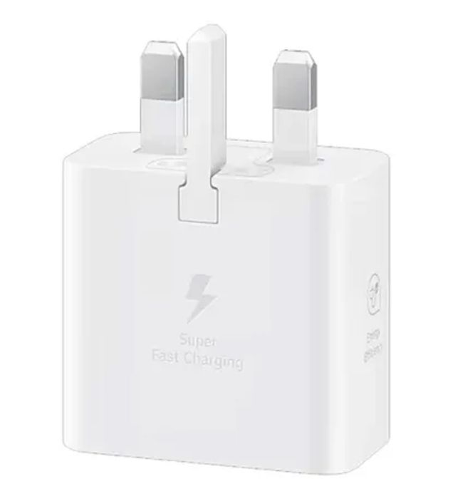 تصویر  شارژر دیواری سامسونگ 25 وات مدل EP-T2510 به همراه کابل تایپ سی (سه پین)