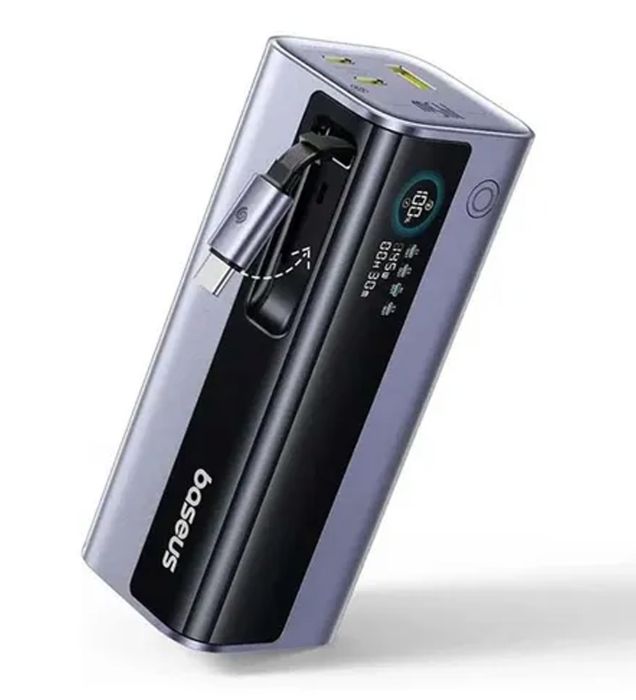 تصویر  پاوربانک 100W باسئوس مدل EnerGeek GR11 ظرفیت 10000 میلی آمپر ساعت