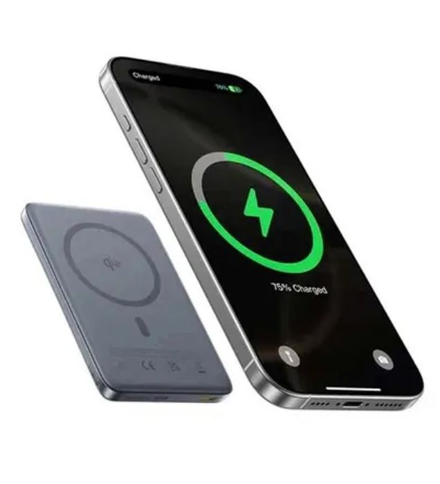 تصویر  پاوربانک 27W وایرلس باسئوس مدل PicoGo AM41 Ultra Slim Qi2 Magnetic ظرفیت 10000 میلی آمپر ساعت