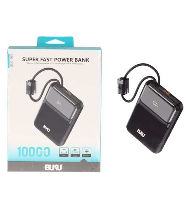 تصویر  پاوربانک 22.5W بوکو مدل MG-G181 ظرفیت 10000 میلی آمپر ساعت