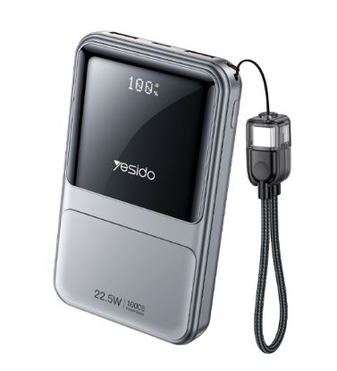 تصویر  پاوربانک 22.5W یسیدو مدل YP96 ظرفیت 20000 میلی آمپر ساعت