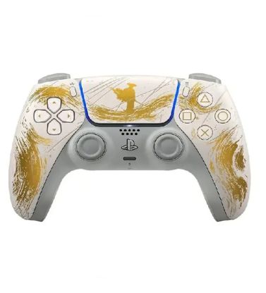 تصویر  دسته PS5 مدل DualSense Ghost of Yotei Gold Limited Edition طلایی