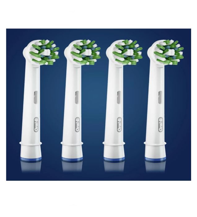 تصویر  سری یدک مسواک برقی اورال-بی مدل Cross Action Clean Maximiser بسته 4 عددی