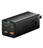 تصویر  شارژر رومیزی باسئوس 65 وات فست و چهار پورت مدل GaN3 Pro Power Combo