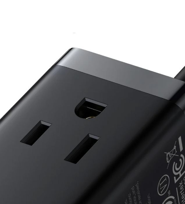 تصویر  شارژر رومیزی باسئوس 65 وات فست و چهار پورت مدل GaN3 Pro Power Combo