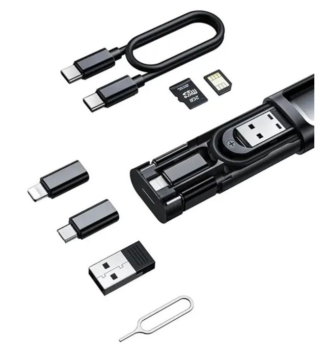 تصویر  مجموعه کابل چند کاره تایپ سی، یو اس بی, میکرو و لایتنینگ مک دودو مدل WF-1720