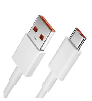 تصویر  کابل شارژ USB به Type-C شیائومی مدل 6A طول 1 متر