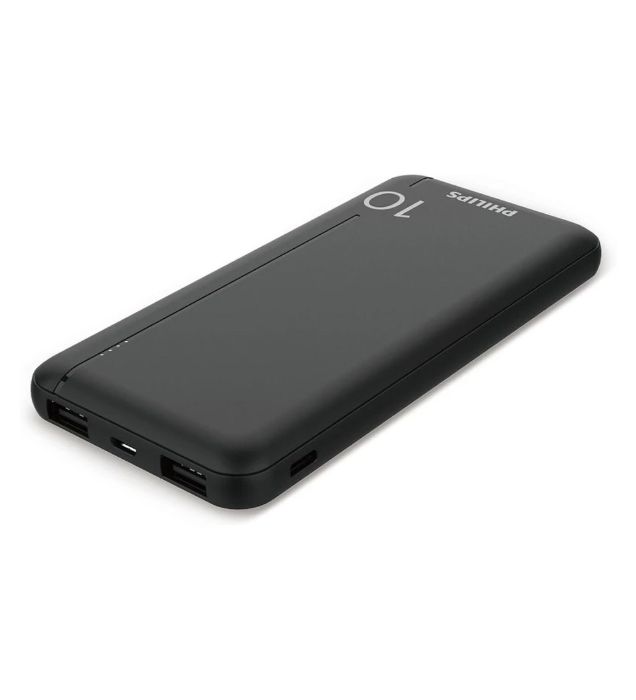 تصویر  پاوربانک فیلیپس 20W مدل DLP1812PB ظرفیت 10000 میلی آمپر ساعت