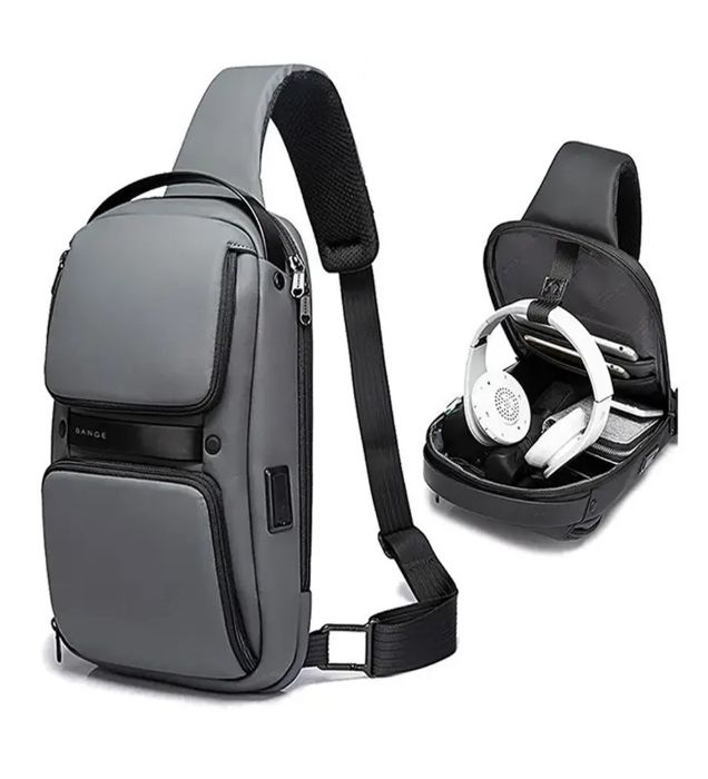 تصویر  کیف کراس بادی ضد آب دارای USB بنج مدل BG-7258