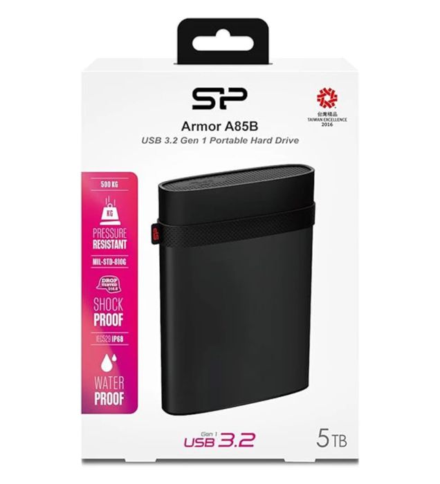 تصویر  هارد اکسترنال سیلیکون پاور مدل Armor A85B ظرفیت 5 ترابایت