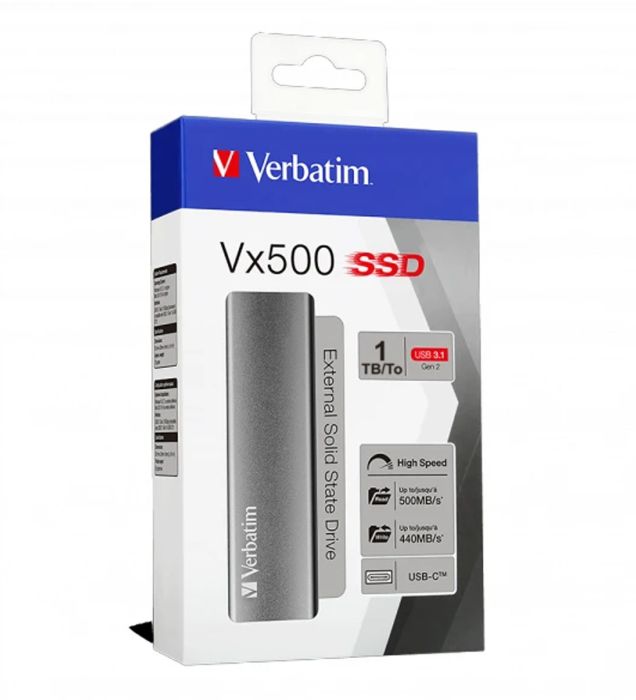 تصویر  هارد اکسترنال ورباتیم مدل Vx500 ظرفیت 1 ترابایت