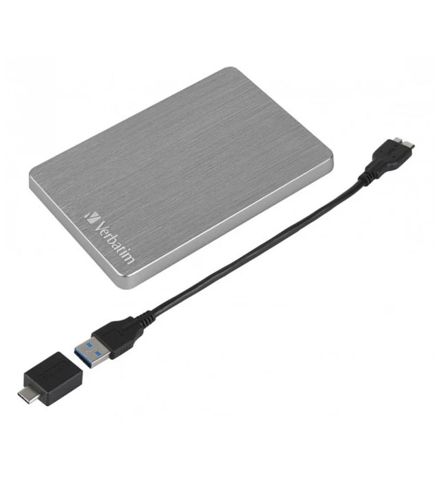 تصویر  هارد اکسترنال ورباتیم مدل Store n Go ALU Slim ظرفیت 1 ترابایت