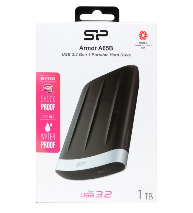 تصویر  هارد اکسترنال سیلیکون پاور مدل Armor A65B ظرفیت 1 ترابایت